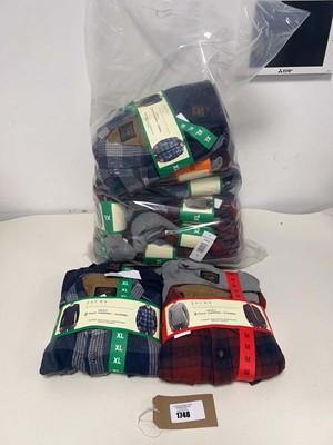 Lot 1748 - Approx. 10 men's thermal shirts and waffle...