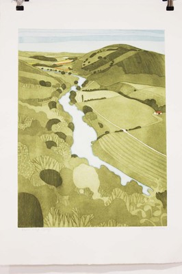 Lot 141 - John Brunsden (1933-2014), 'River Wye Gorge',...