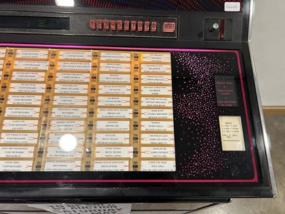 Lot 2073 - Rock-ola 459 juke box with approx. 50 45rpm...
