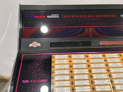 Lot 2073 - Rock-ola 459 juke box with approx. 50 45rpm...