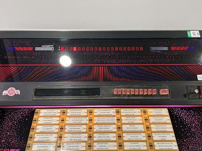 Lot 2073 - Rock-ola 459 juke box with approx. 50 45rpm...