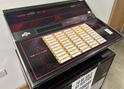 Lot 2073 - Rock-ola 459 juke box with approx. 50 45rpm...