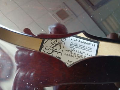 Lot Guild Starfire four string bass guitar with box