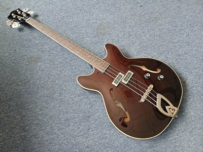 Lot Guild Starfire four string bass guitar with box