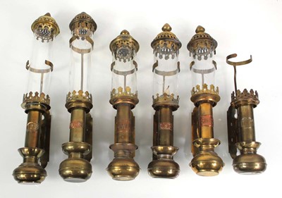 Lot 108 - A group of six Pullman-style railway 'coaching'...