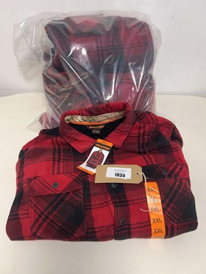 Lot 1834 - Approx. 4 Real Tree fleece lined shirt jackets