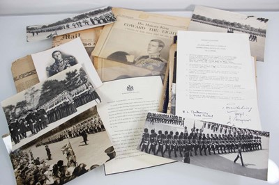 Lot 119 - A group of paper ephemera, newspapers and...