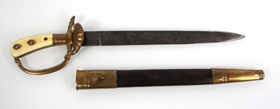 Lot 132 - A German Forestry Service sidearm or cutlass,...