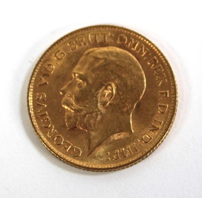 Lot 423 - A half sovereign dated 1912