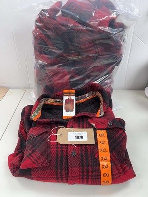Lot 1870 - Approx. 5 mens Real Tree fleece lined shirt...