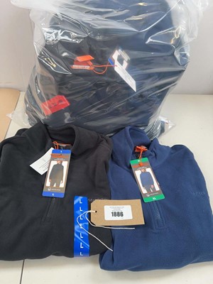 Lot 1886 - Approx. 10 Merrel cosy 1/4 zip micro polar...