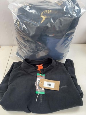 Lot 1887 - Approx. 10 Merrel cosy 1/4 zip micro polar...