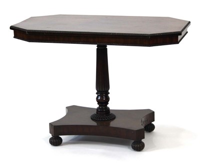 Lot 1 - A 19th century mahogany tilt-top table, the...