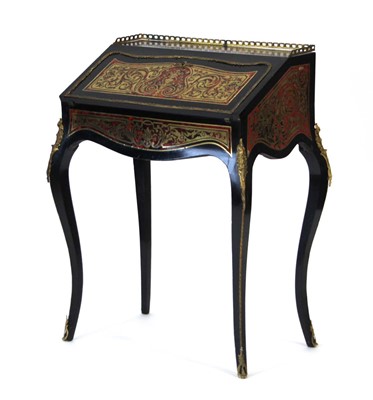 Lot 3 - A 19th century ebonised, gilt metal mounted...