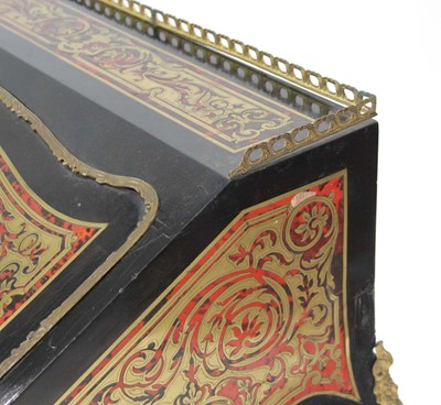 Lot 7 - A 19th century ebonised, gilt metal mounted...