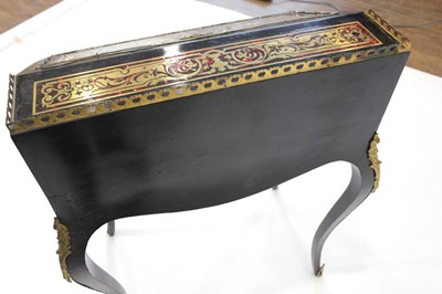 Lot 7 - A 19th century ebonised, gilt metal mounted...