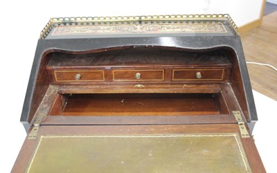 Lot 7 - A 19th century ebonised, gilt metal mounted...