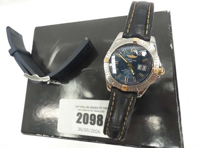 Lot 2098 - Breitling Cockpit B49350 wristwatch with extra...