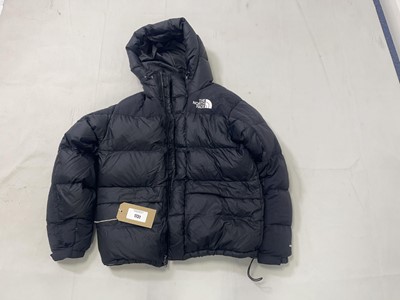 Lot 1731 - The North Face puffer coat in black size medium