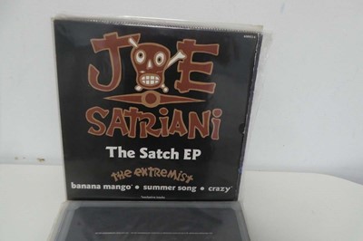 Lot 1053 - 6 Joe Satriani albums and 12" singles incl....