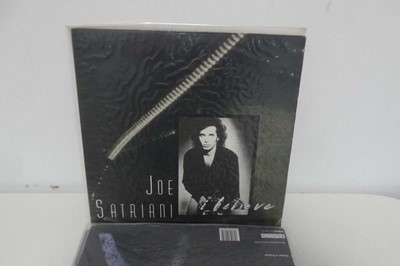 Lot 1053 - 6 Joe Satriani albums and 12" singles incl....
