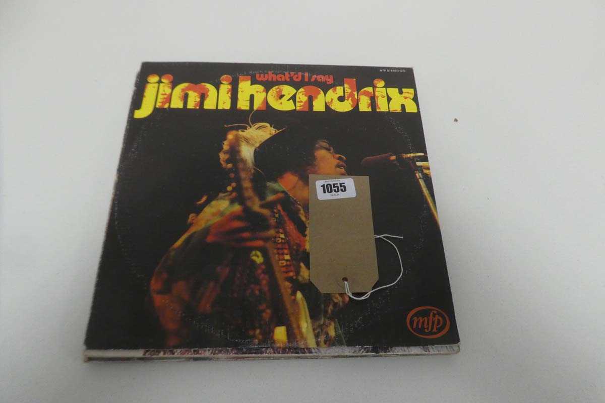 Lot 1055 - 5 Jimi Hendrix albums incl. What'd I Say? and...