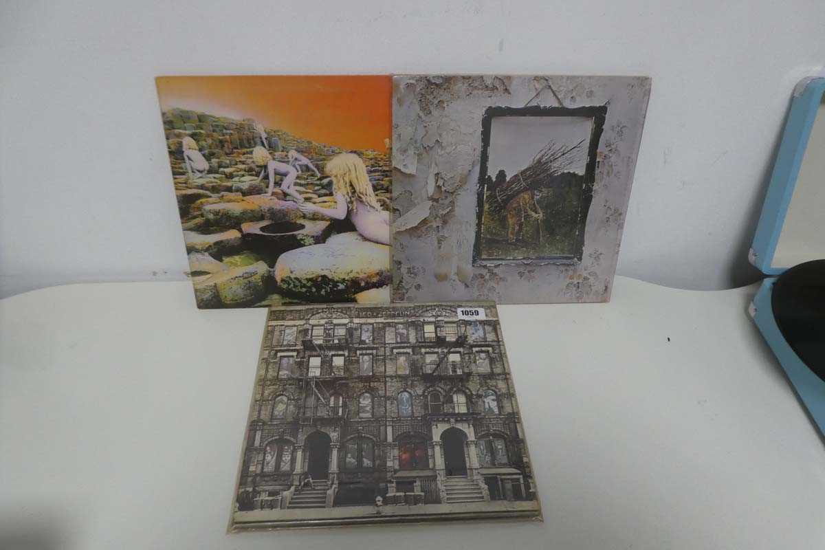 Lot 1059 - 3 Led Zeppelin albums House of the Holy,...