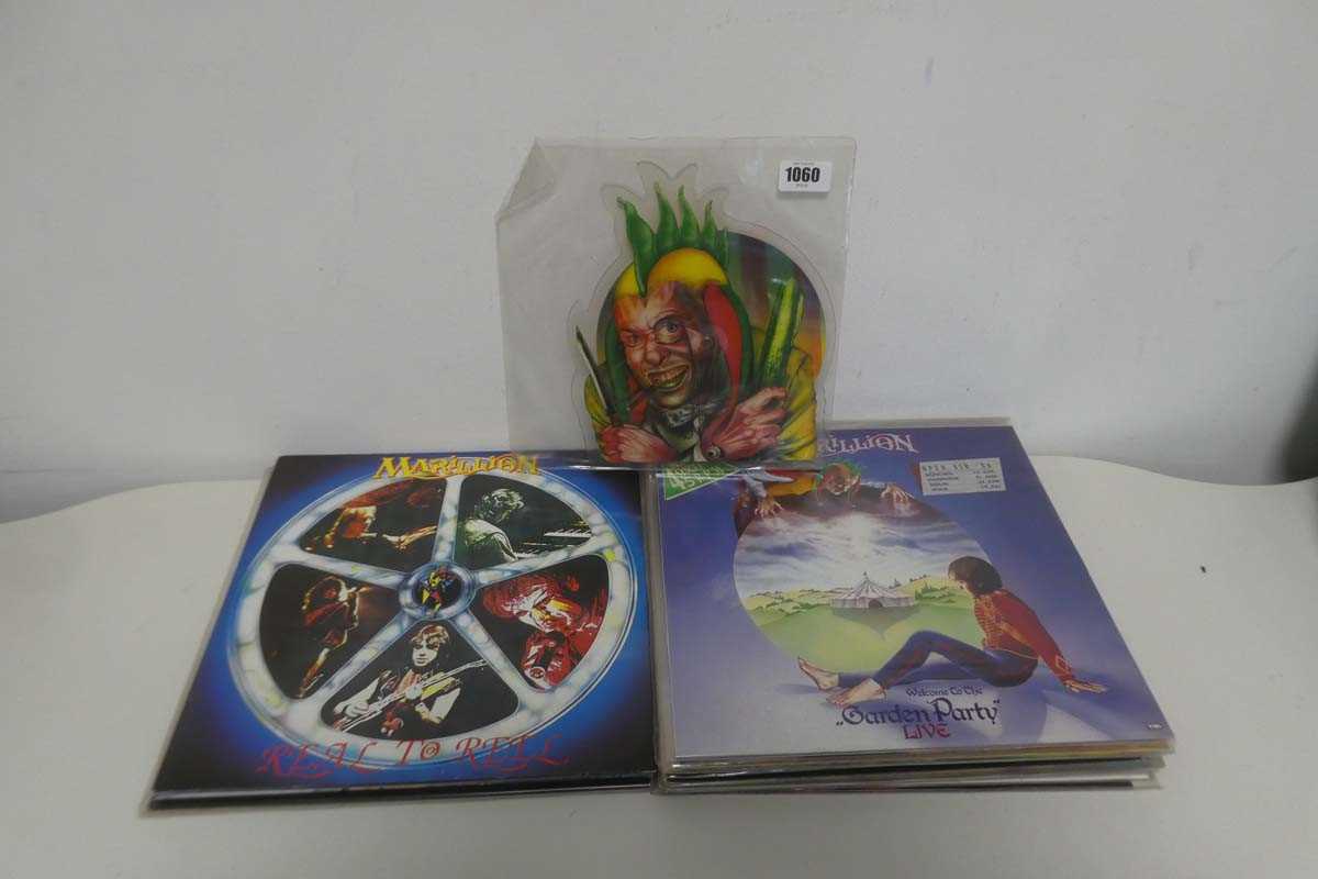 Lot 1060 - Collection of Marillion albums, 12" singles...