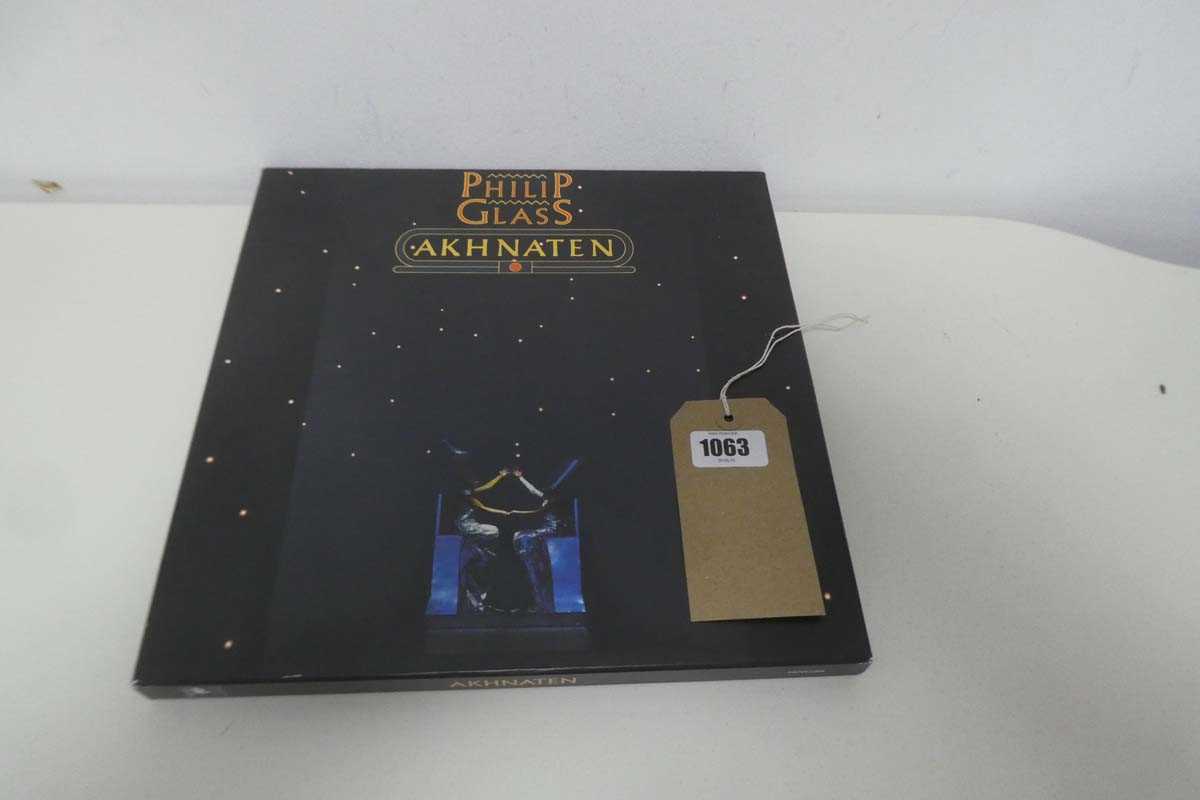 Lot 1063 - Philip Glass, Akhnaten ltd. ed. 3 vinyl...