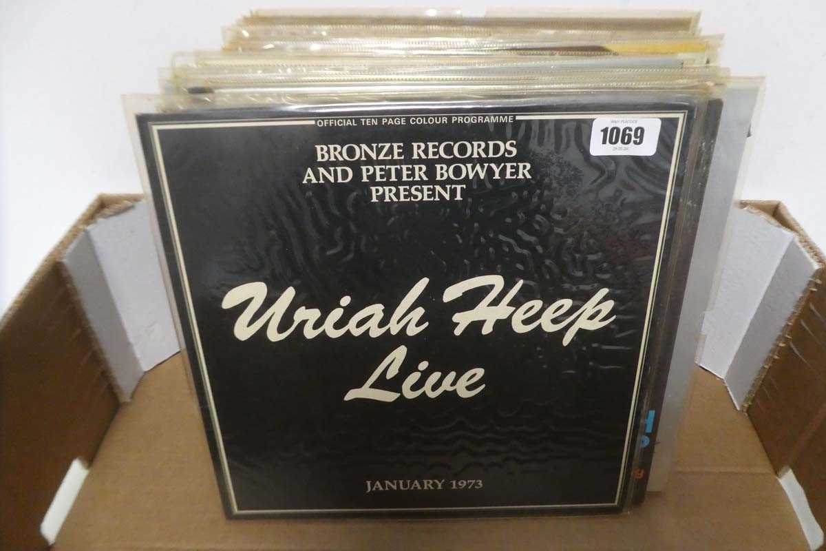 Lot 1069 - Quantity of vinyl albums incl. Uriah Heep, Bad...