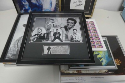 Lot 1072 - Collection of Elvis Presley posters, framed...