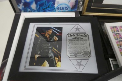 Lot 1072 - Collection of Elvis Presley posters, framed...