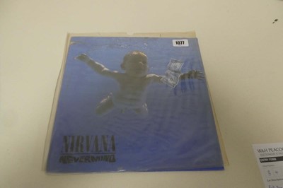Lot 1077 - Nirvana Nevermind unofficial release in yellow...
