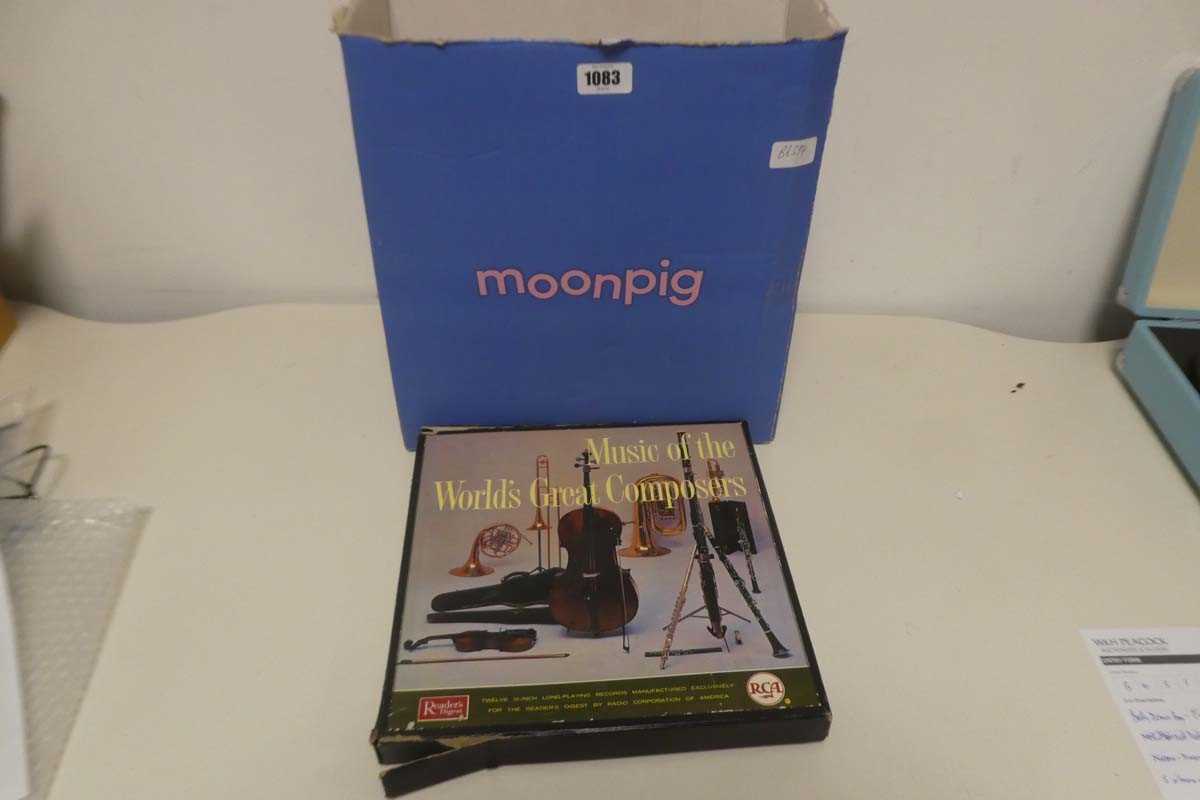 Lot 1083 - Box of vinyl albums incl. mainly classical and...