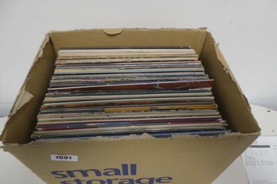 Lot 1091 - Box of vinyl albums incl. The Pasadenas, Maxi...