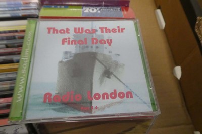 Lot 1095 - Box containing music CDs from Pirate Radio...