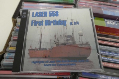 Lot 1095 - Box containing music CDs from Pirate Radio...