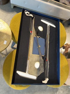 Lot 1177 - Boxed Polo set marked for F.D Capital