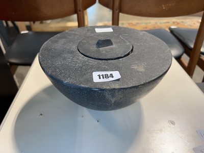 Lot 1184 - Oil burning lamp