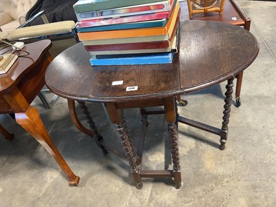 Lot 1148 - Folding small dining table