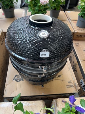 Lot 2002 - Pit Boss ceramic charcoal smoker/BBQ