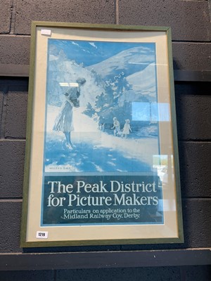 Lot 1219 - Framed print entitled The Peak District For...
