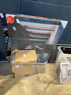 Lot 1227 - Boxes of 3D prints with framed LED light up...