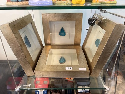 Lot 1129 - 4 framed amorites