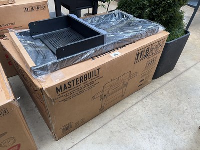 Lot 2026 - Boxed Master Built 36" charcoal grill and smoker