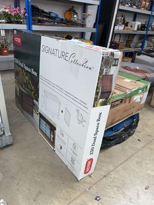 Lot 2029 - Boxed Keter Signature 870L outdoor storage...