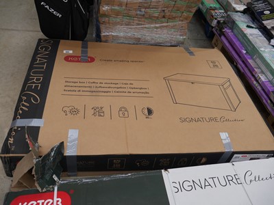 Lot 2031 - Boxed Keter Signature 870L outdoor storage...