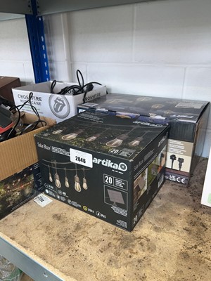 Lot 2046 - 3 boxes of Feit LED garden string lights...