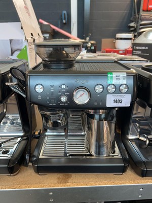 Lot 1403 - Sage Impress coffee machine
