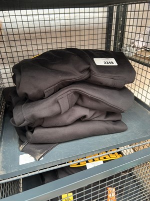 Lot 2349 - 4 DeWalt Guaranteed Tough black hoodies (size L)